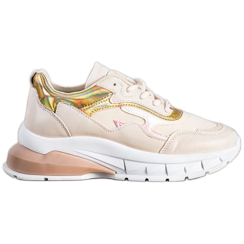 Sweet Shoes Baskets beiges élégantes