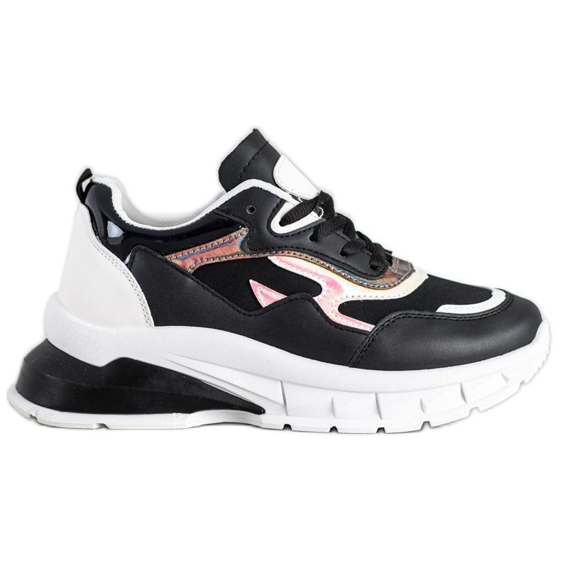 Sweet Shoes Baskets noires élégantes le noir