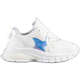 SHELOVET Baskets à la mode blanc