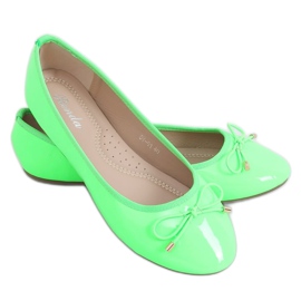 Ballerines vert fluo DY-01 Vert