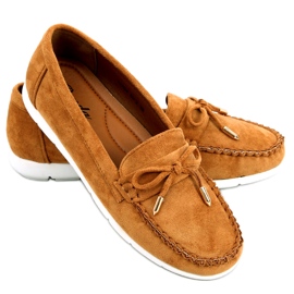 BM Mocassins femme Camel RQ-2 Camel brun