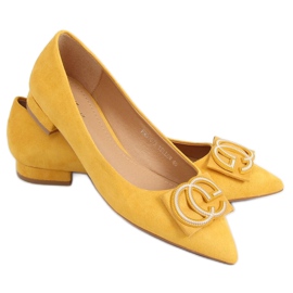 Ballerines amande miel nez FM3107A Jaune