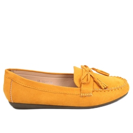 BM Mocassins femme miel XR-1R2 Jaune