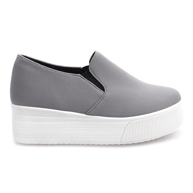 Baskets Creepers Sur Plateforme 812 Gris Baskets Creepers Sur Plateforme 812 Gris