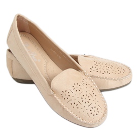 Mocassins ajourés beiges XR-1R6 Beige