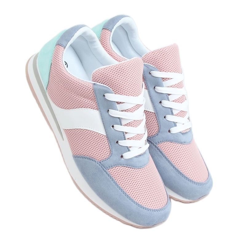 Chaussures de sport multicolores SC26 Bleu rose Chaussures de sport multicolores SC26 Bleu rose