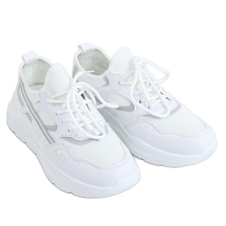 Chaussures de sport blanches B0-560 Blanc Chaussures de sport blanches B0-560 Blanc