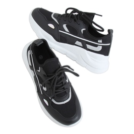 Chaussures de sport noires B0-560 Noir le noir