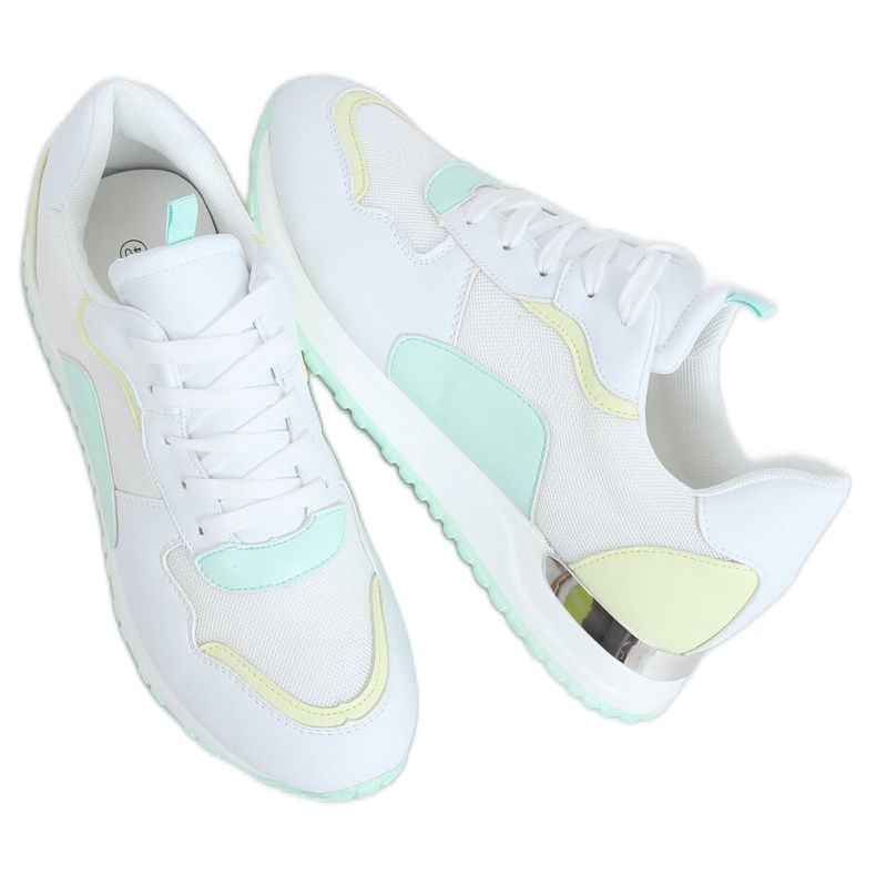 Chaussures de sport multicolores C915 BLANC / JAUNE / VERT