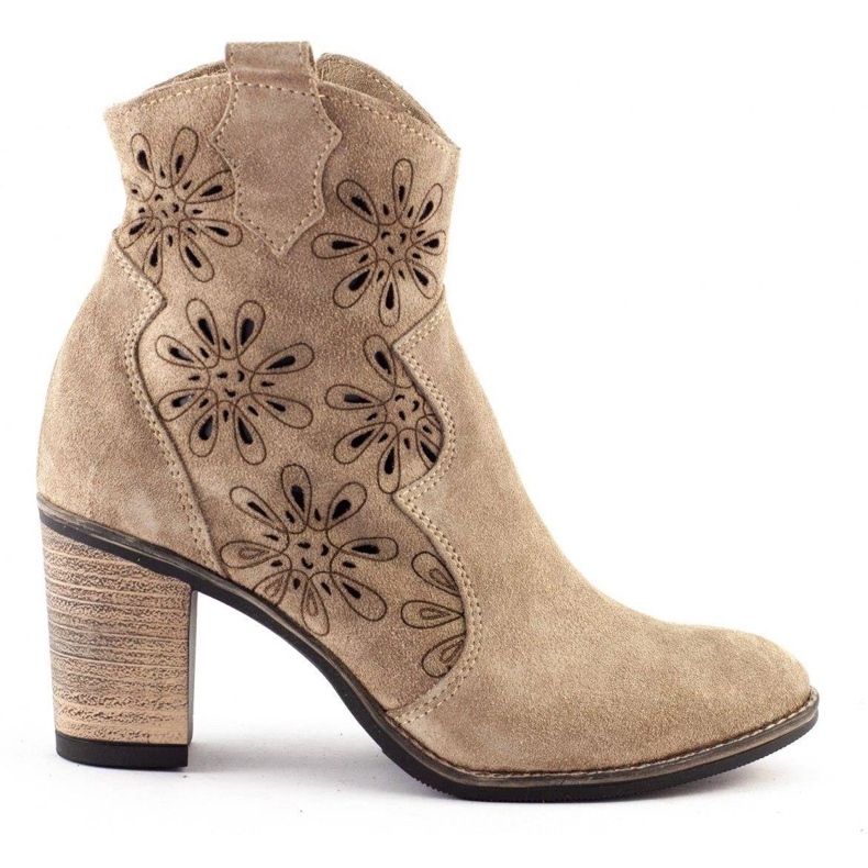 Olivier Escarpins ajourés Lena beige clair