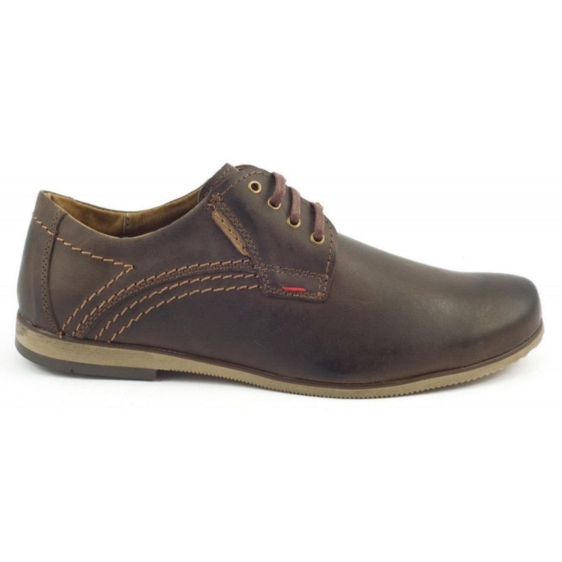 Chaussures en cuir homme 292GT marron brun