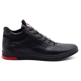 Polbut Bottes d'hiver pour hommes noires K26F