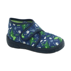 Chaussures enfant Befado 538P037 blanc bleu marine vert