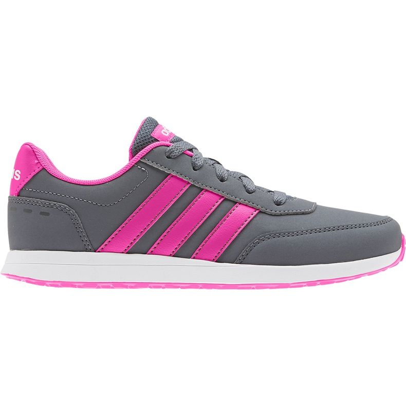 Chaussures enfant Adidas Vs Switch 2 K gris-rose FV5653 Chaussures enfant Adidas Vs Switch 2 K gris-rose FV5653