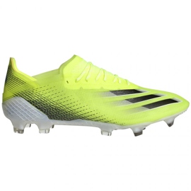 Chaussures de foot Adidas X Ghosted.1 Fg M FW6898 vert, jaune, néon vert