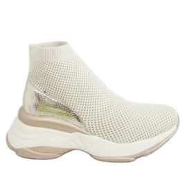 Or HQ209 Chaussettes dorées chaussures de sport