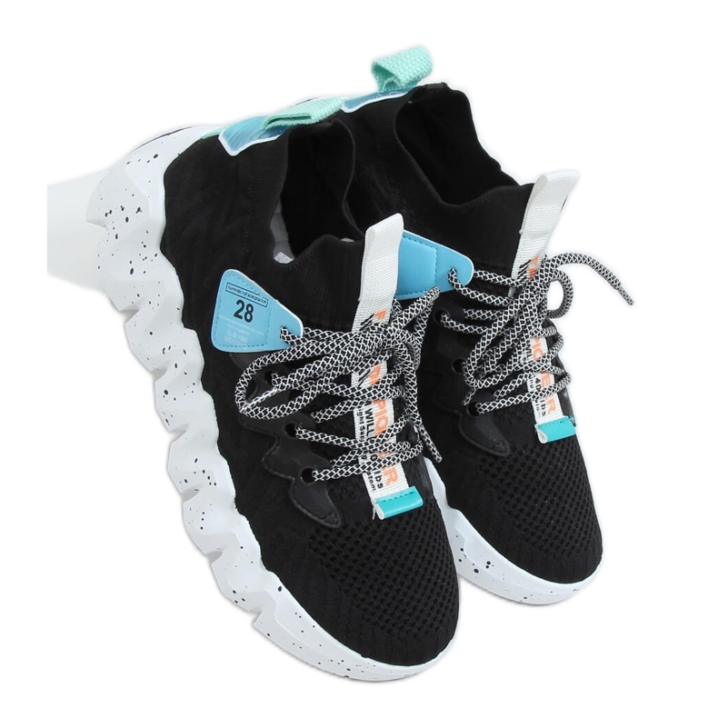 Noir NB387 Chaussures de sport à semelles hautes noires le noir