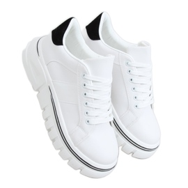 Baskets semelle haute blanc NB382P Blanc blanche