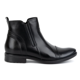 Olivier Bottines Chelsea hiver homme 1001 noir