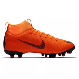 Nike Mercurial Superfly 6 Academy Gs Mg Jr AH7337-810 chaussures de football orange