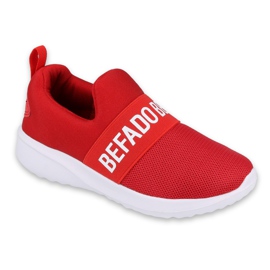 Chaussures pour jeunes Befado 516Q081 blanc rouge