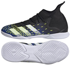 Chaussures de foot Adidas Predator Freak.3 In Jr FY0614 multicolore le noir