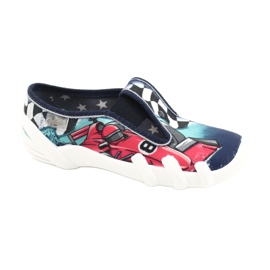 Chaussures enfant Befado 290X207 blanc rouge bleu marine vert