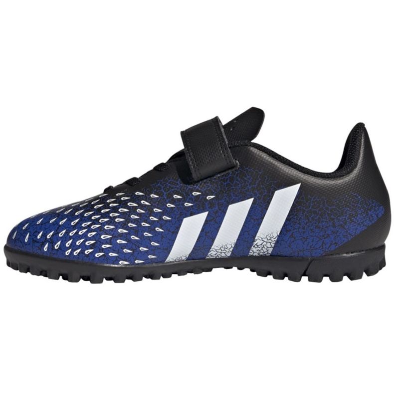 Chaussures de foot Adidas Predator Freak.4 H&amp;L Tf Jr FY0628 blanc, bleu marine, noir bleu