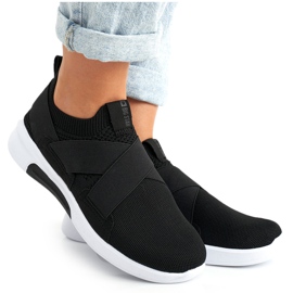 Chaussures de sport pour femmes Slip-on Memory Foam System Big Star FF274890 Noir