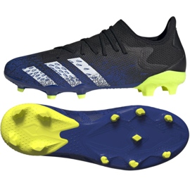 Chaussures de foot Adidas Predator Freak.3 L Fg M FY0615 blanc, noir, royal noir