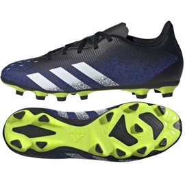 Chaussures de foot Adidas Predator Freak.4 FxG M FY0625 blanc, noir, royal le noir