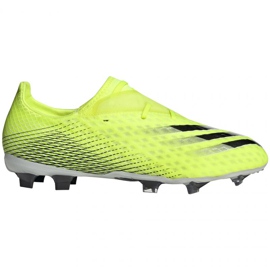 Chaussures de foot Adidas X Ghosted.2 Fg M FW6958 néon blanc, jaune-vert vert