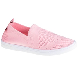 Chaussures Big Star W FF274A606 blanc rose
