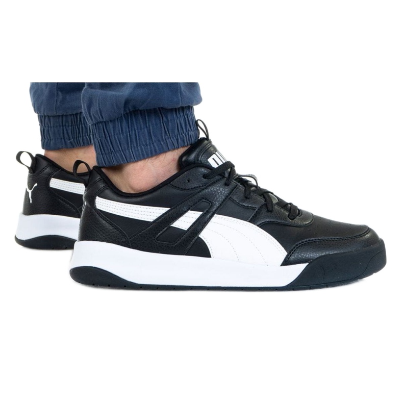 Puma Backcourt Sl M 373028 01 blanche le noir