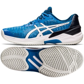 Chaussures de volley-ball Asics Sky Elite Ff M 1051A031-404 multicolore bleu