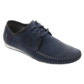 Lemar Mocassins homme à lacets 872 bleu marine Lemar Mocassins homme à lacets 872 bleu marine