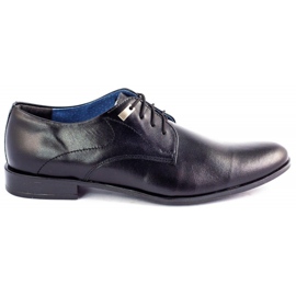 Chaussures habillées pour hommes 090 noir le noir