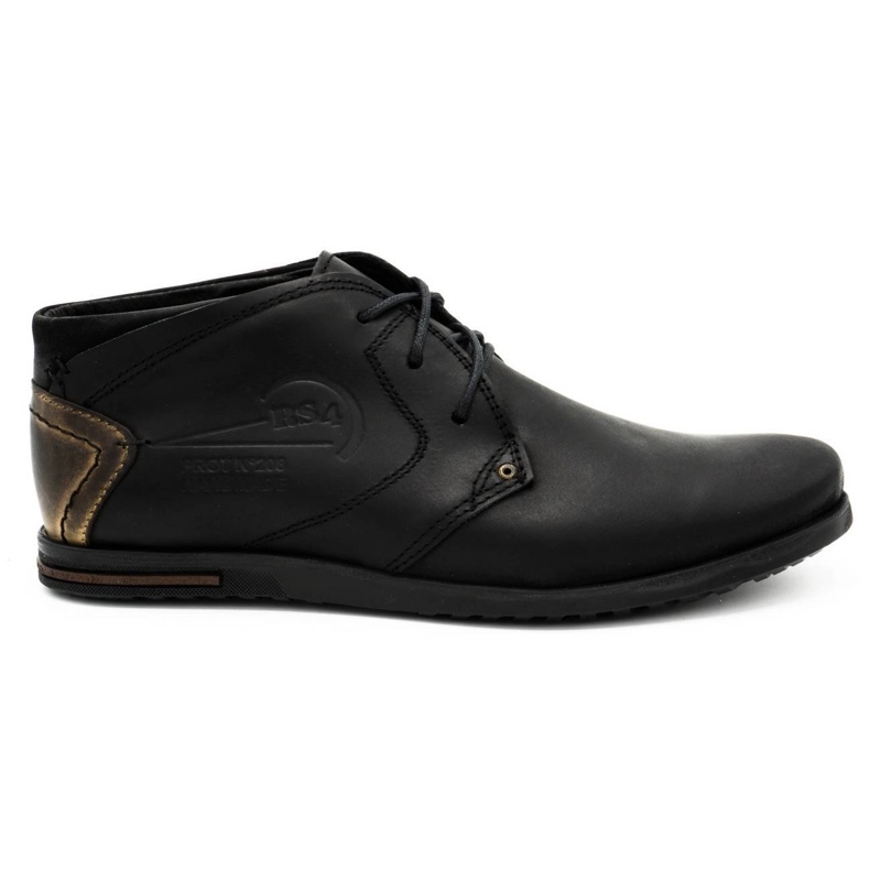 Polbut Chaussures en cuir pour hommes C37SW noir le noir Polbut Chaussures en cuir pour hommes C37SW noir le noir