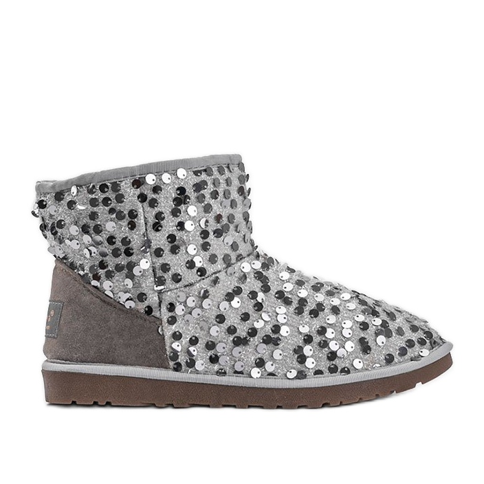 Bottes isolées argent, type emu 886