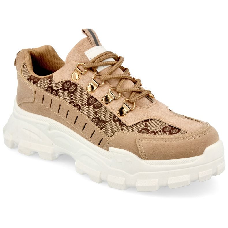 Baskets Femme On A Massive Sole Kaki Daydreamer beige brun d'or