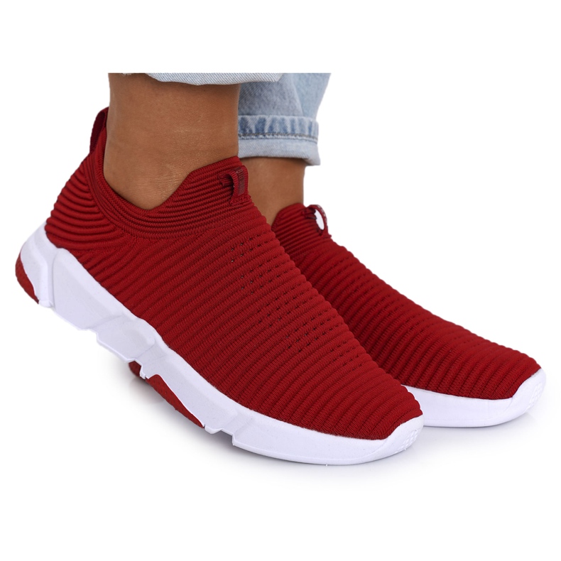 Chaussures de sport pour femmes Slip-on Big Star DD274463 Rouge Chaussures de sport pour femmes Slip-on Big Star DD274463 Rouge