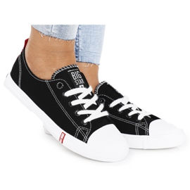 Baskets Femme Big Star FF274085 Noir et Rouge