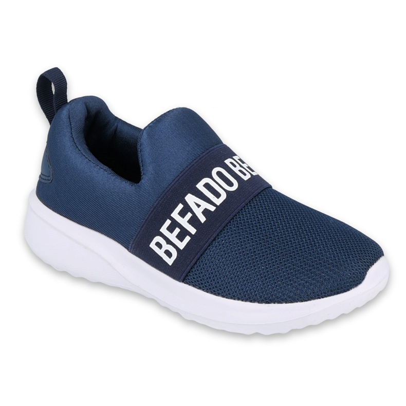 Chaussures pour enfants Befado 516Y082 blanche bleu marin