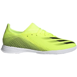 Adidas X Ghosted.3 In chaussures de football jaune-noir-blanc FW6937