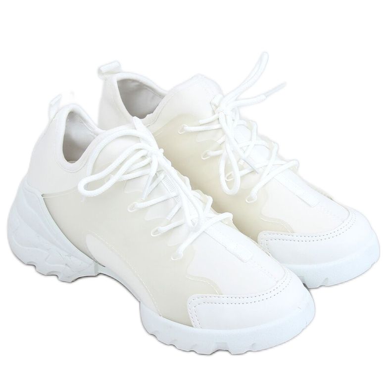 Blanc LA126P Chaussures de sport blanches Blanc LA126P Chaussures de sport blanches