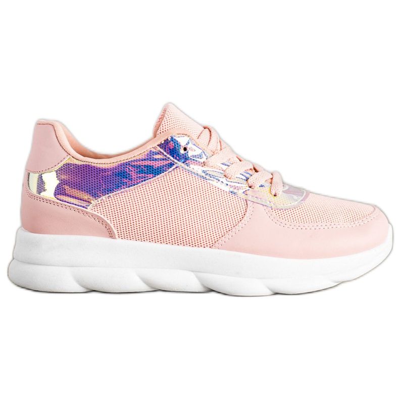 SHELOVET Baskets Poudre Classiques rose