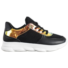 SHELOVET Baskets noires classiques le noir