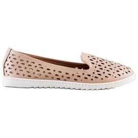 Sabatina Slipons Avec Motif Ajouré brun