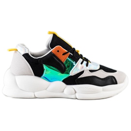 Bestelle Baskets sur la plateforme de mode noir argent gris multicolore