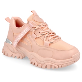 PS1 Sneakers pour femmes sur une semelle massive rose Chunky